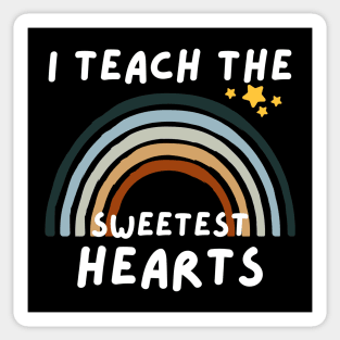 I Teach The Sweetest Hearts Sticker